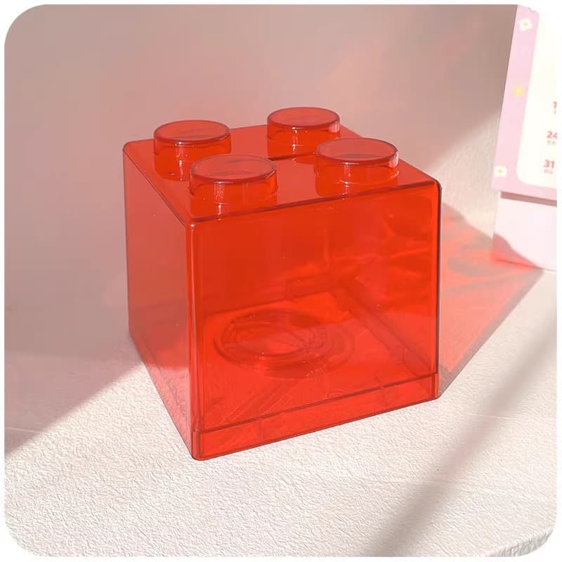 PS Clear Building Block Coin Bank thumbnail 6