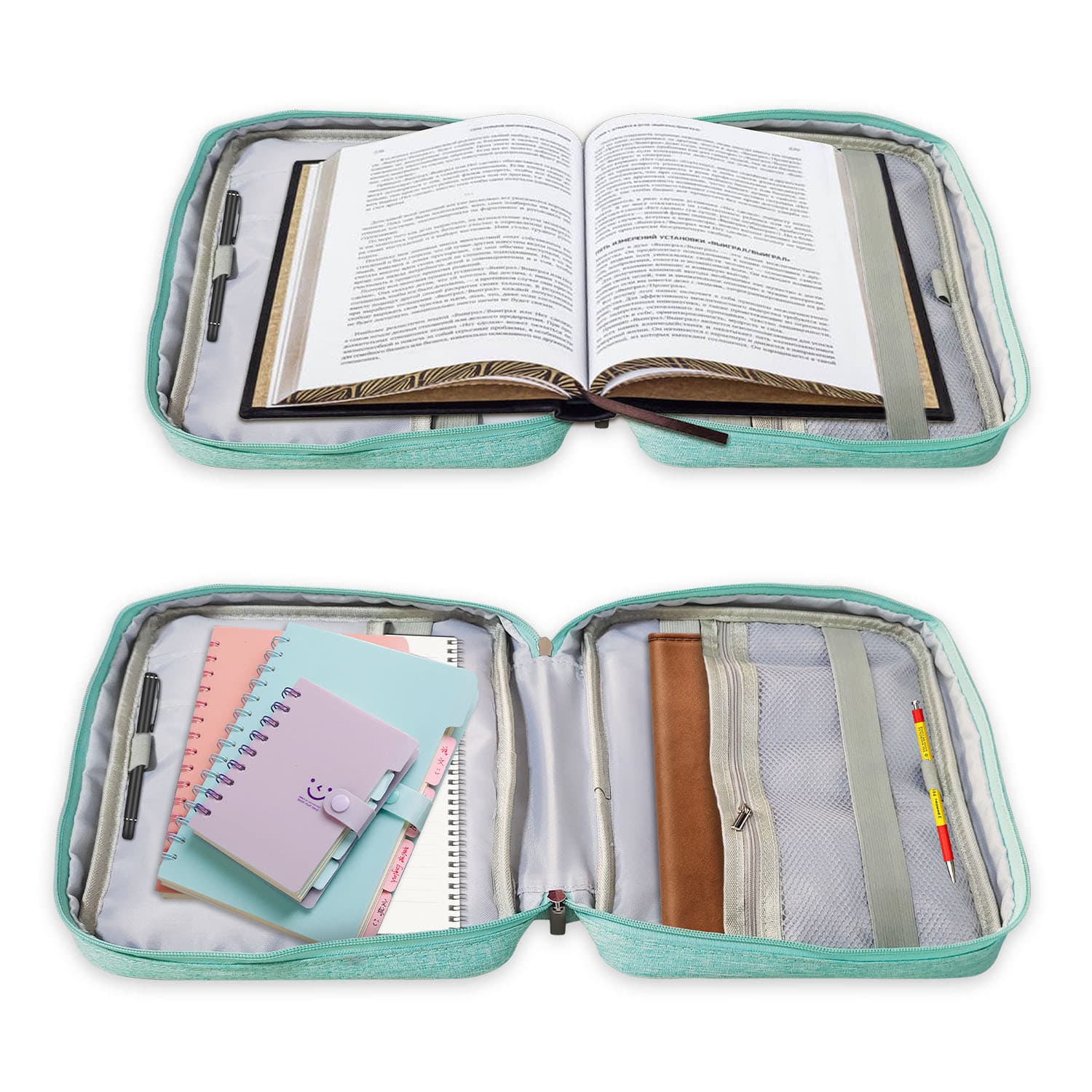 Bible Covers Case Carrying Church Bag with Book Stand thumbnail 5