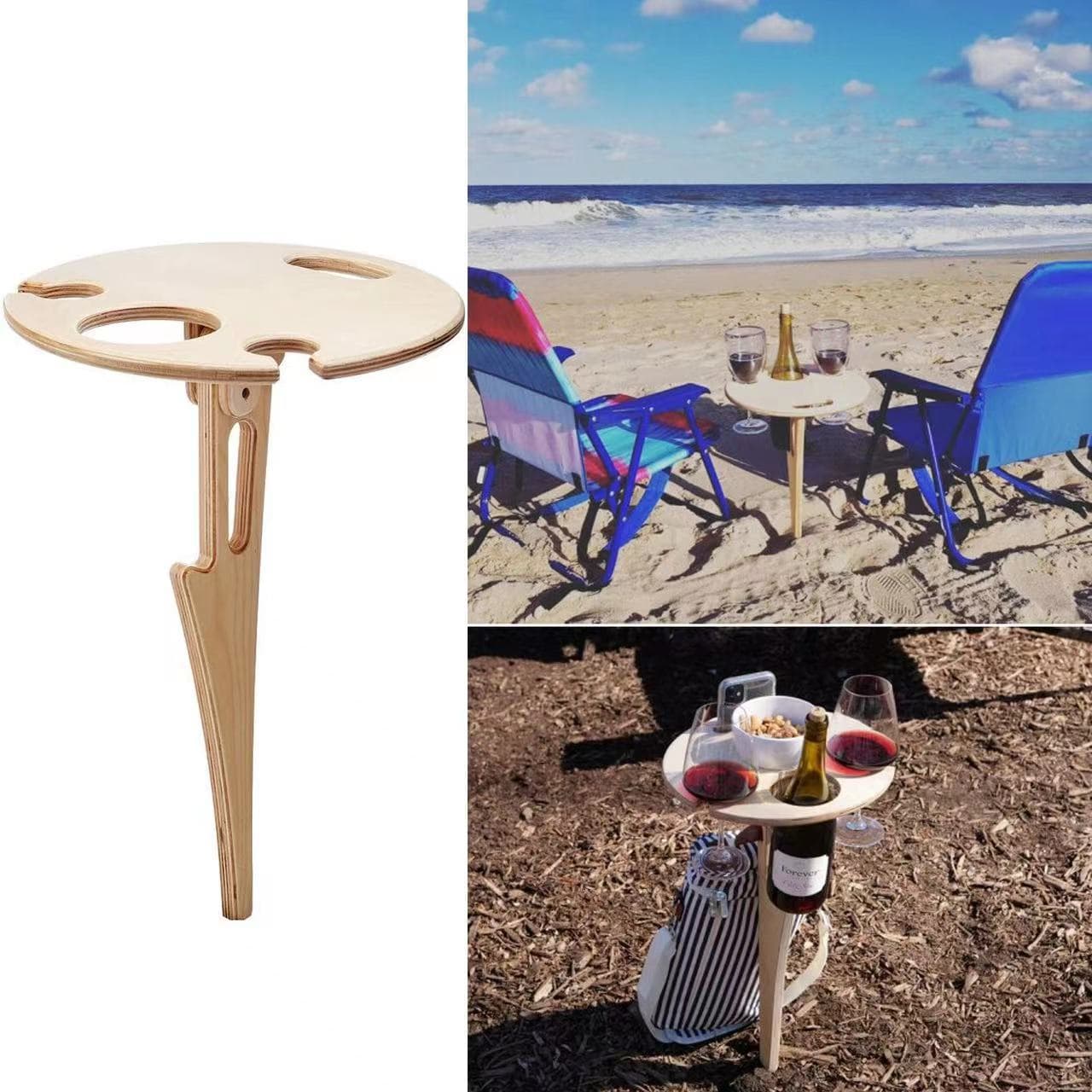 Outdoor Wine Table – Glass Rack thumbnail 5