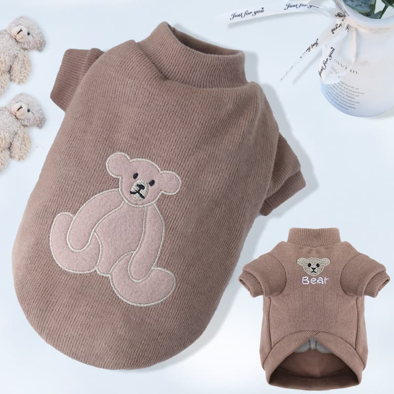 Letters Winter Pet Dog Hoodies Cotton Warm Clothes thumbnail 6