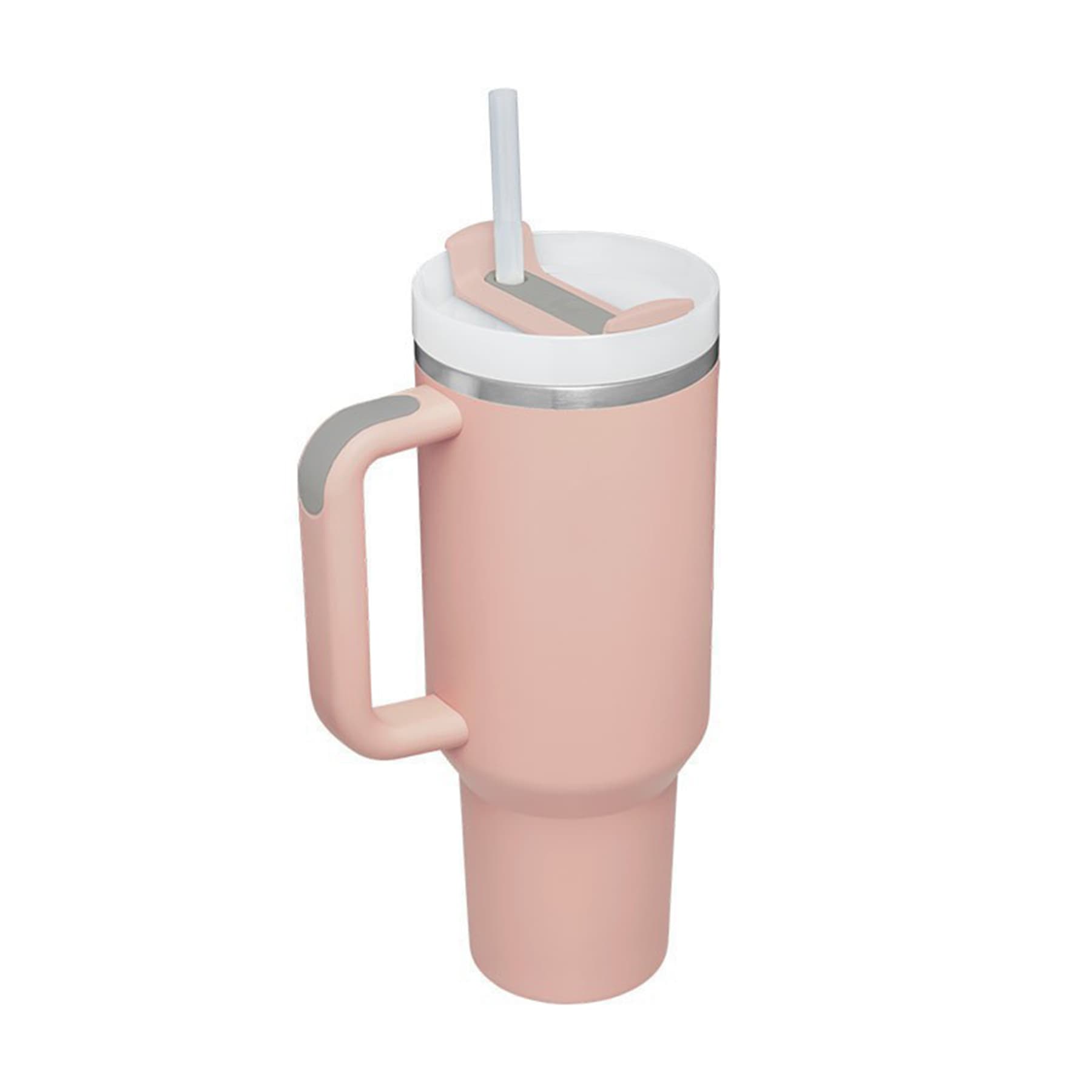 40oz Insulated Stainless Tumbler with Silicone Handle thumbnail 7