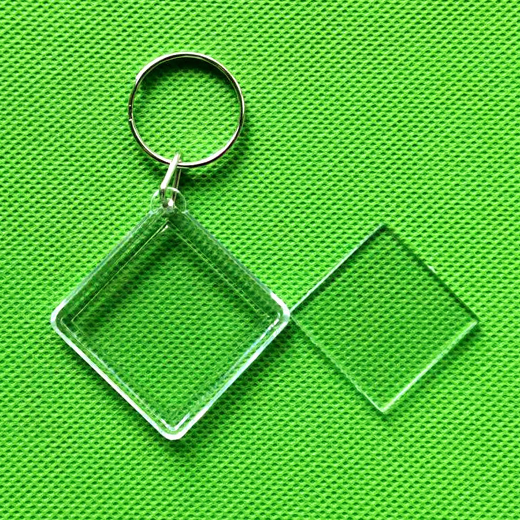 Rectangle Acrylic Photo Insert Keytag thumbnail 13