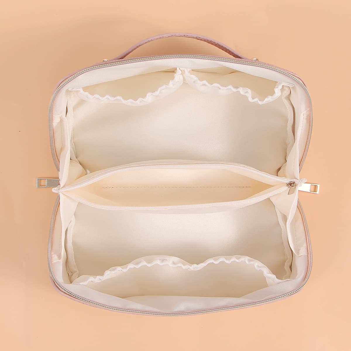Makeup Bag, Pu Leather Waterproof Women Portable thumbnail 9