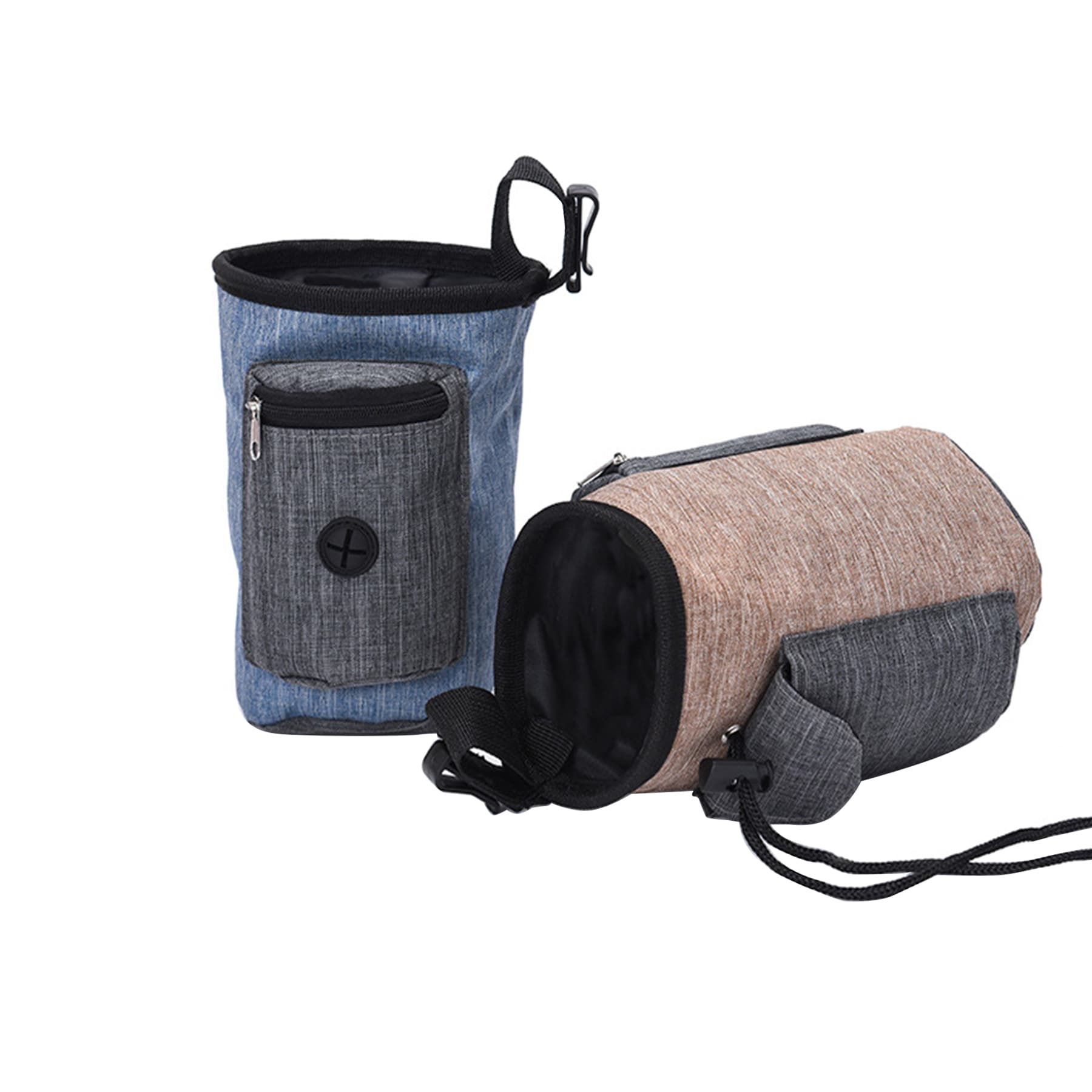 Oxford Dog Treat Snack Pouch W/Built-In Poop Bag Dispenser thumbnail 10