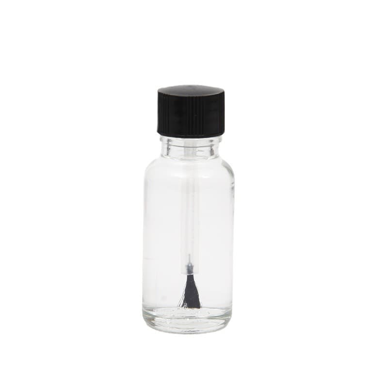 Clear Glass Boston Round Bottles thumbnail 2