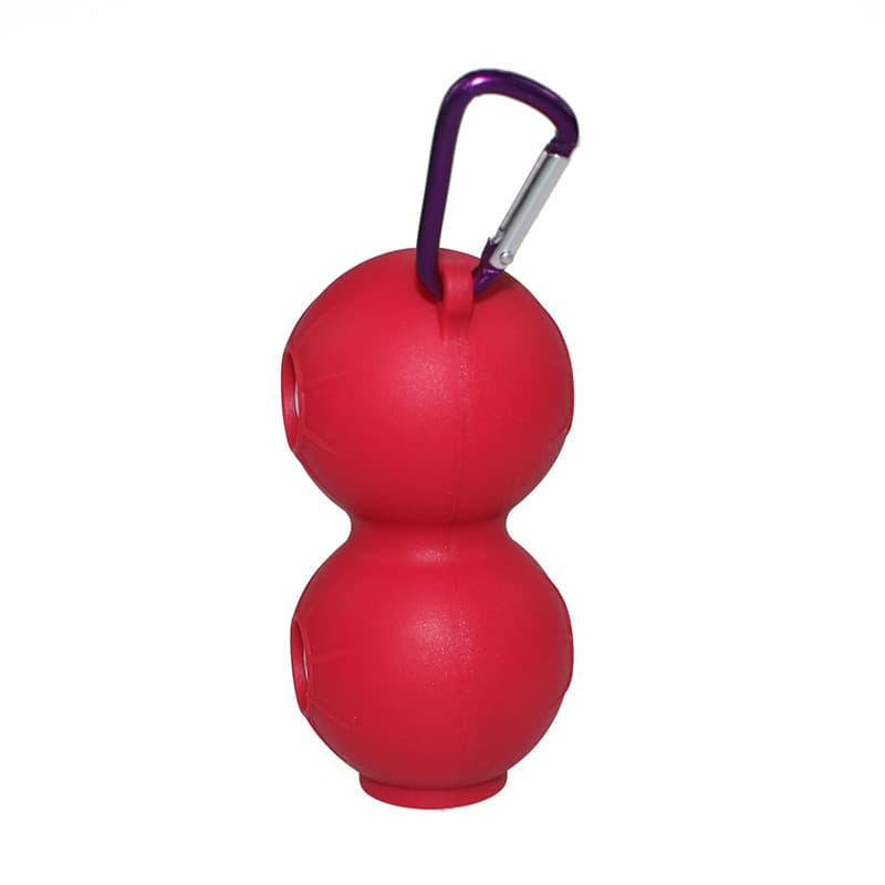 Silicone Golf Ball Holder With Carabiner thumbnail 3