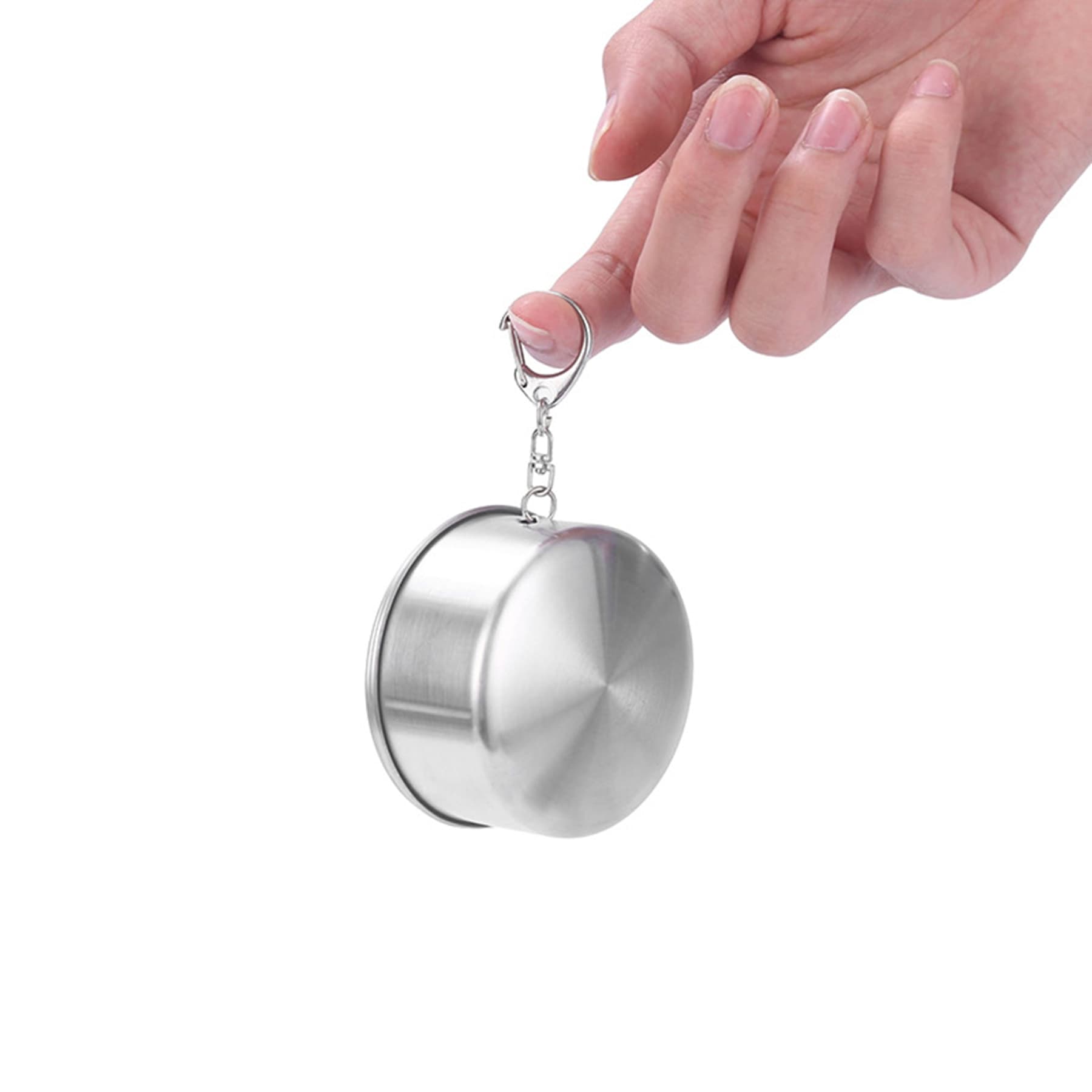 5oz Stainless Steel Travel Folding Cup thumbnail 8