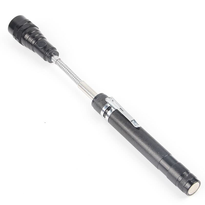 LED Telescopic Extensible Double Magnetic Flashlight thumbnail 5