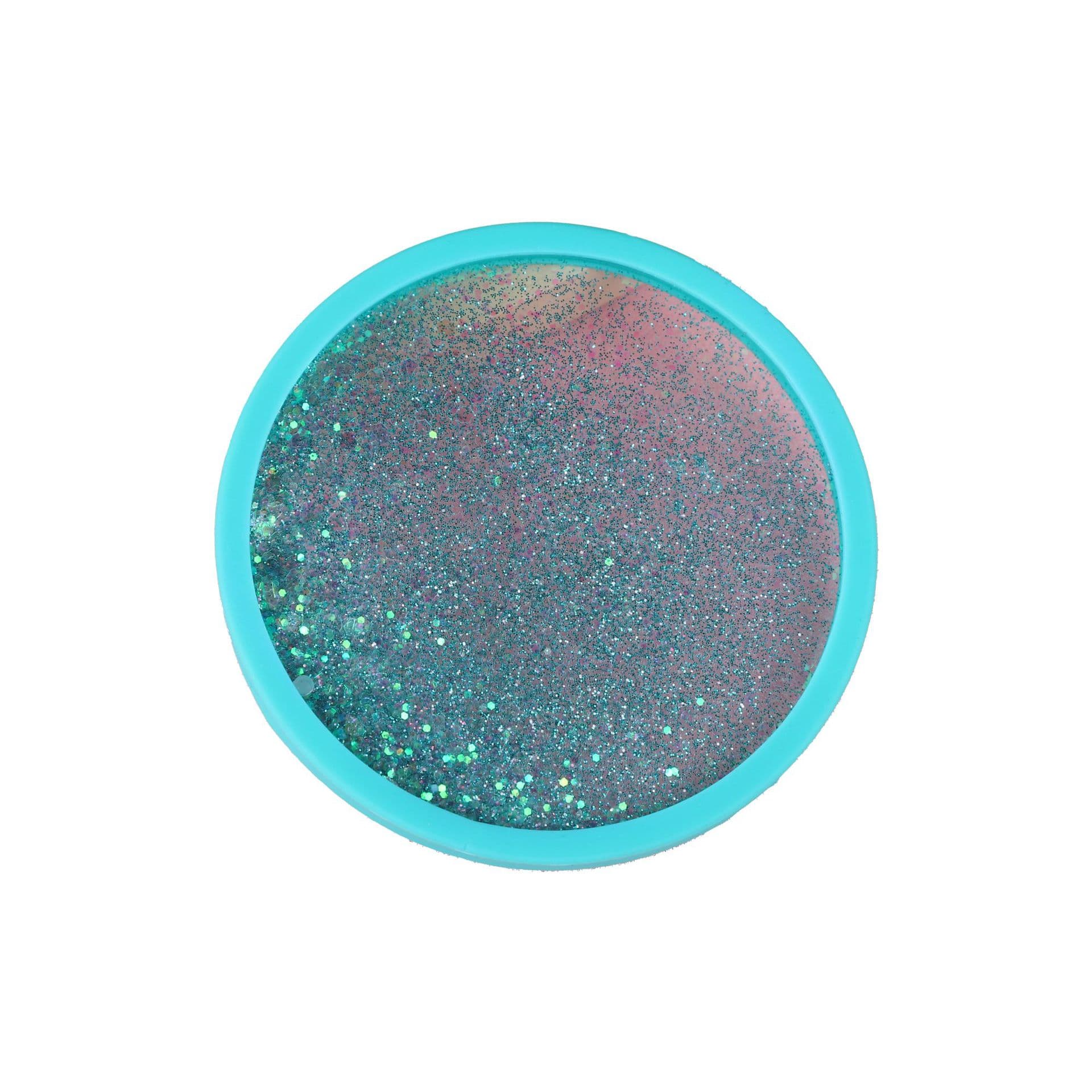 Acrylic Coaster Drink Insulation Mat With Quicksand thumbnail 2