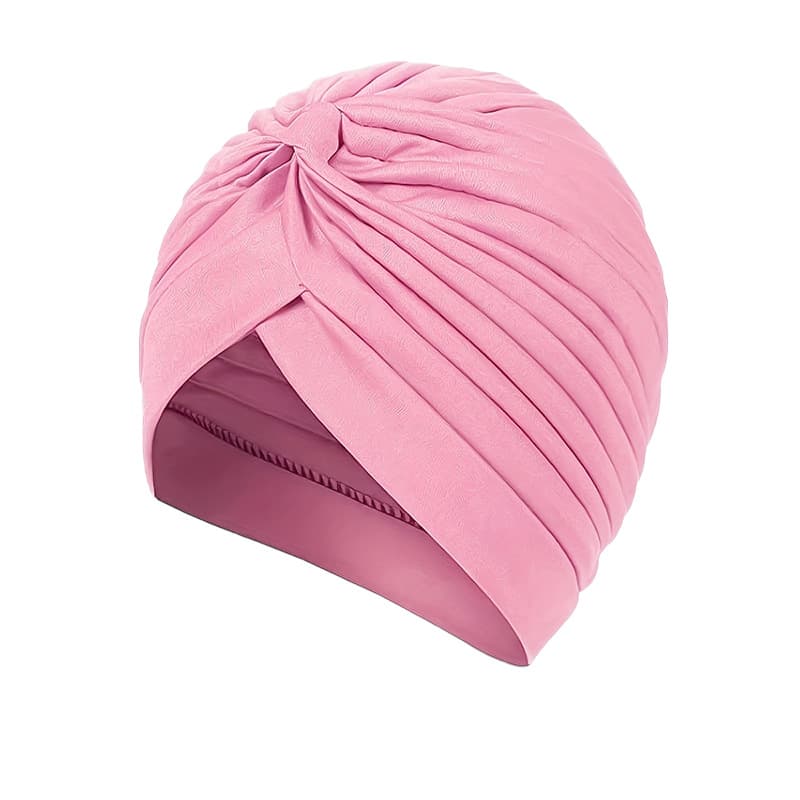 Stretch Turban Head Wrap Polyester Cap India thumbnail 6