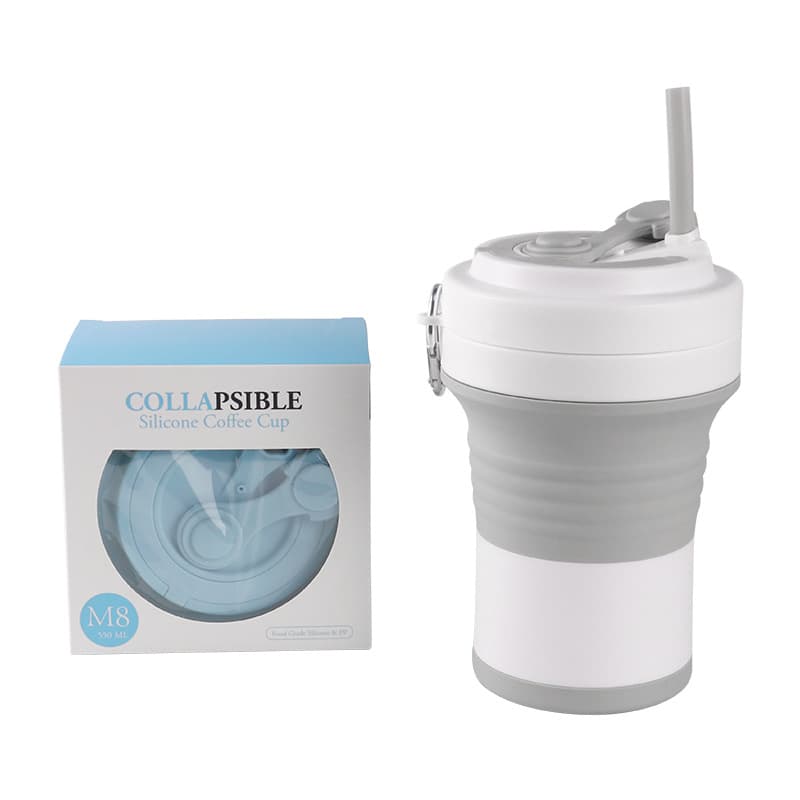 Folding Travel Sealed Silicone Water Cup thumbnail 7