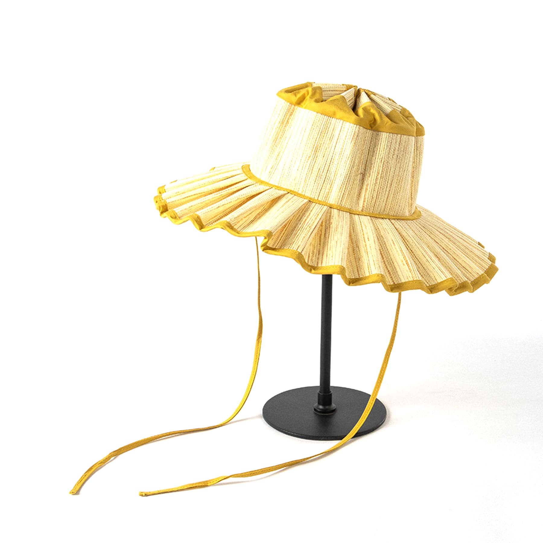 New Pleated Staw Hat thumbnail 9
