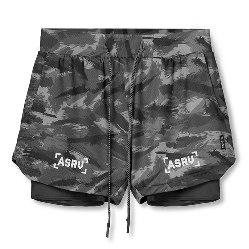 Men’s Outdoor Fitness Double-Layer Sports Pants thumbnail 4