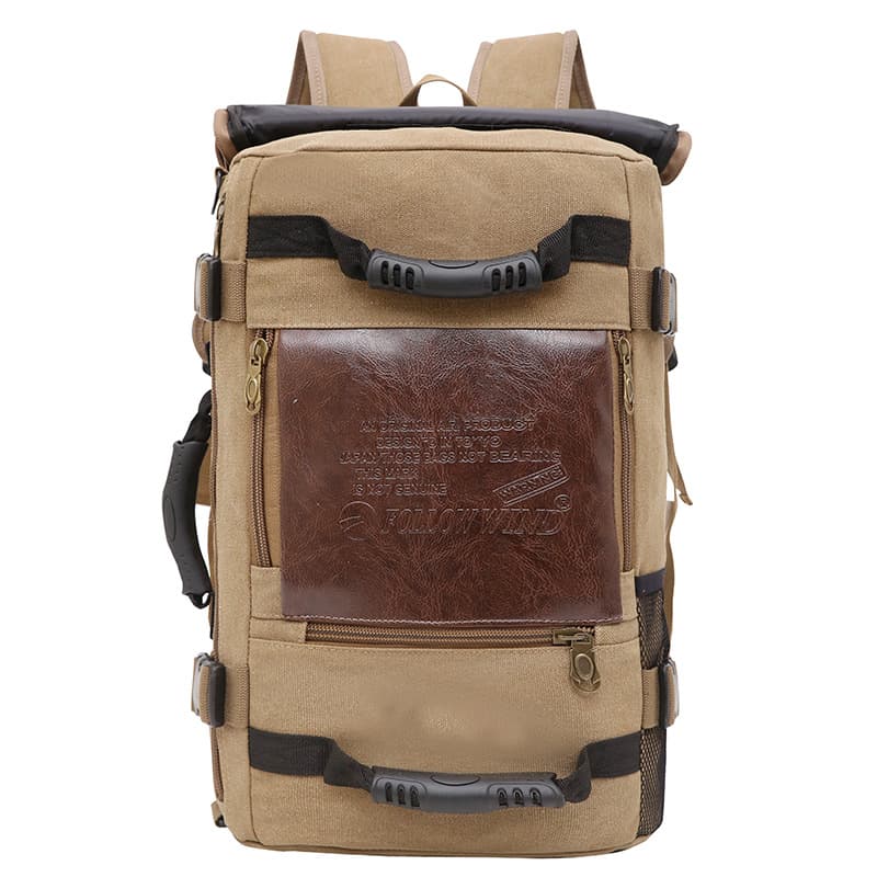 Canvas Duffel bag with Shoe Compartment thumbnail 6