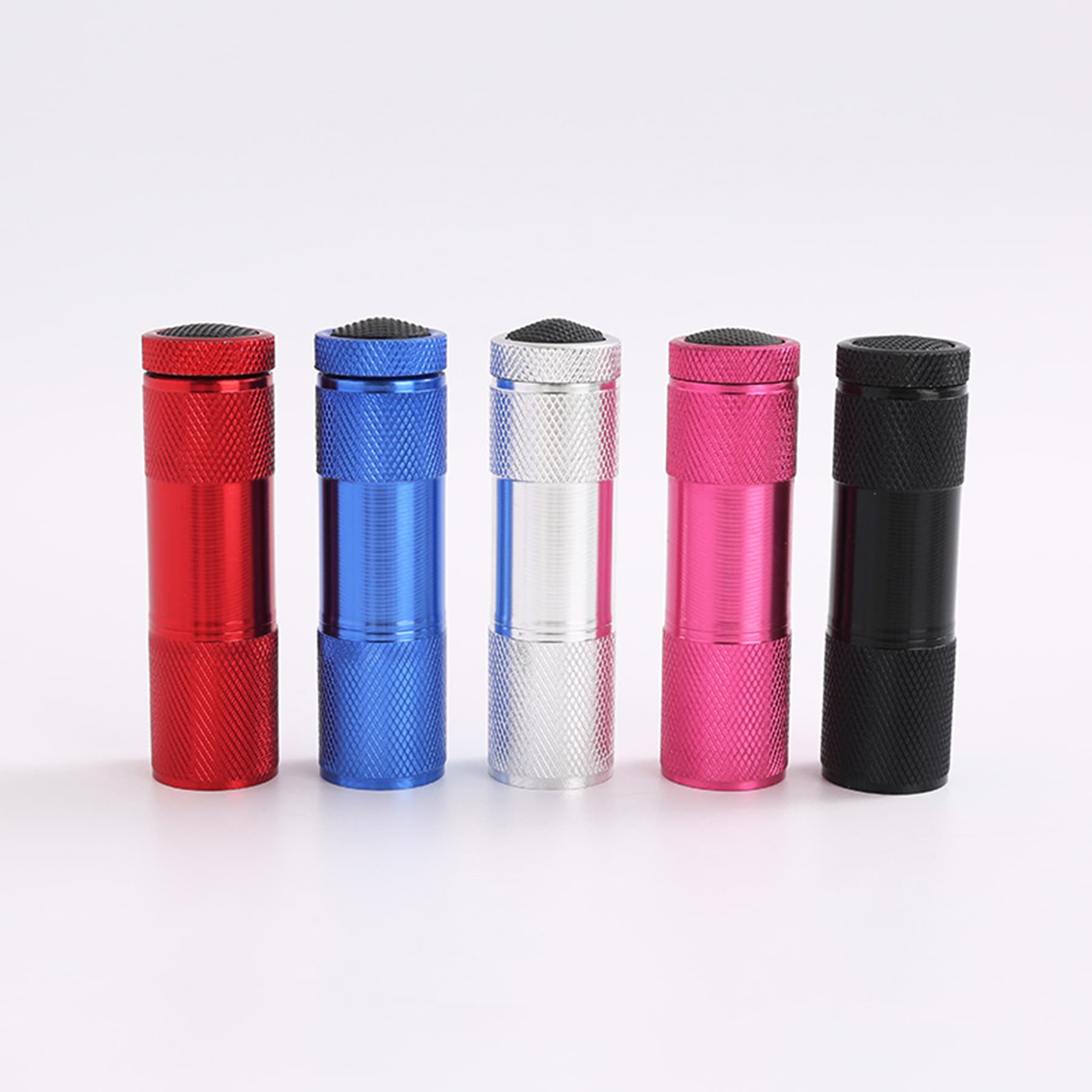 Aluminum 9 Led Flashlight with Strap thumbnail 5