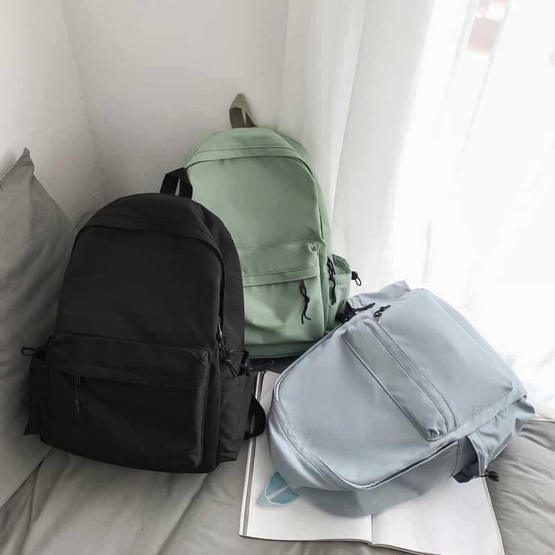 Nylon large capacity backpack thumbnail 6