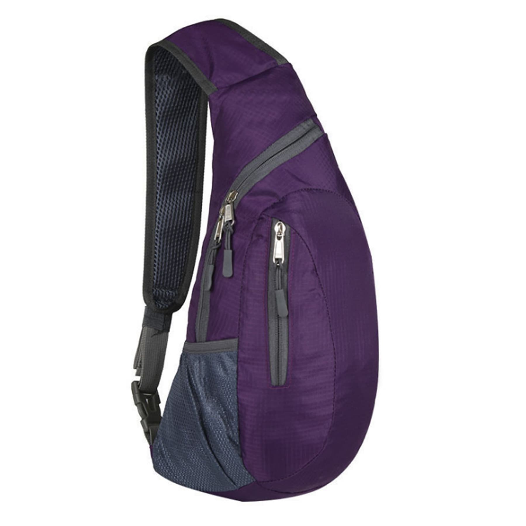 Foldable Nylon Triangle Messenger Bag thumbnail 3