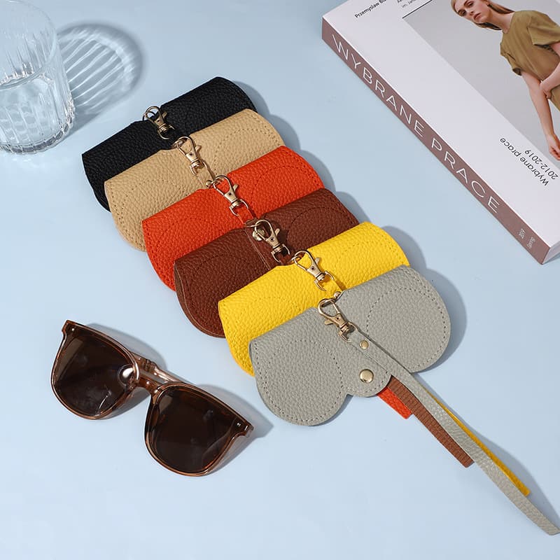 Soft Fake Leather Sunglasses Bag thumbnail 9