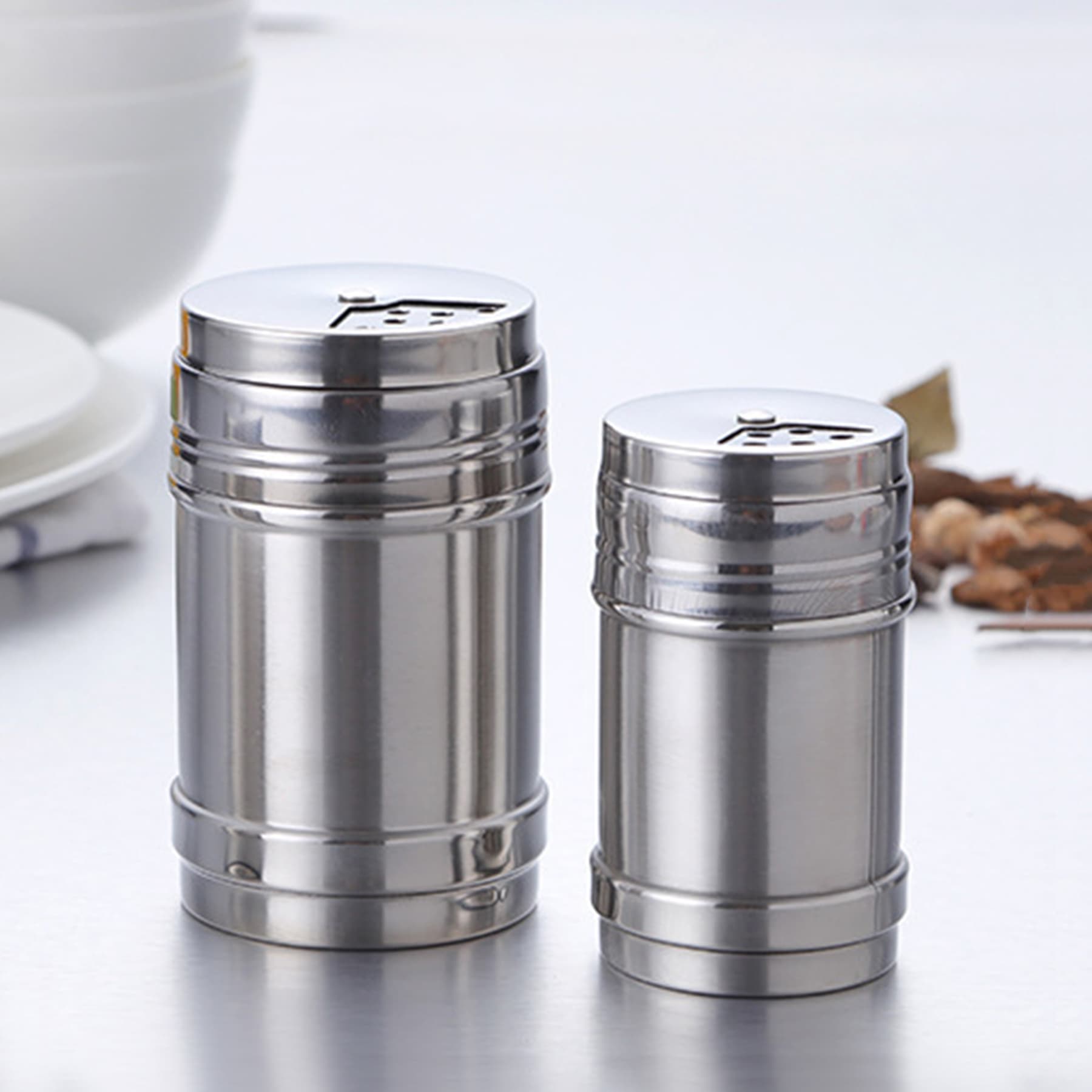 Stainless Steel Salt Pepper Shaker thumbnail 2