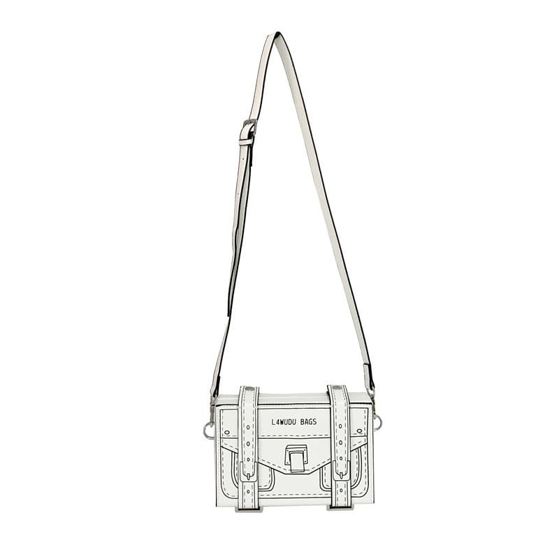 PU Leather Comic Style Crossbody Bag thumbnail 2