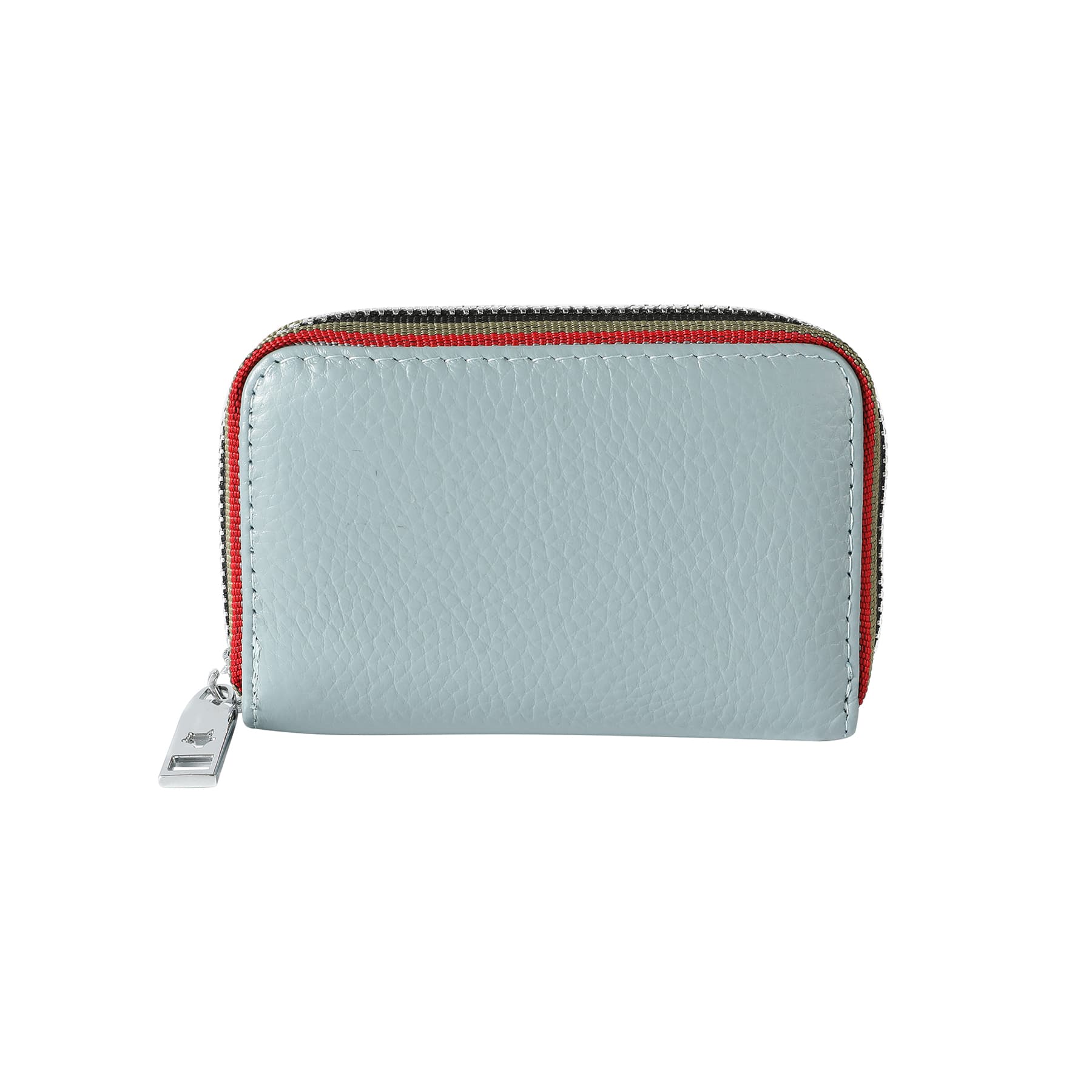 Leather Credit Card Wallet with Zipper thumbnail 9