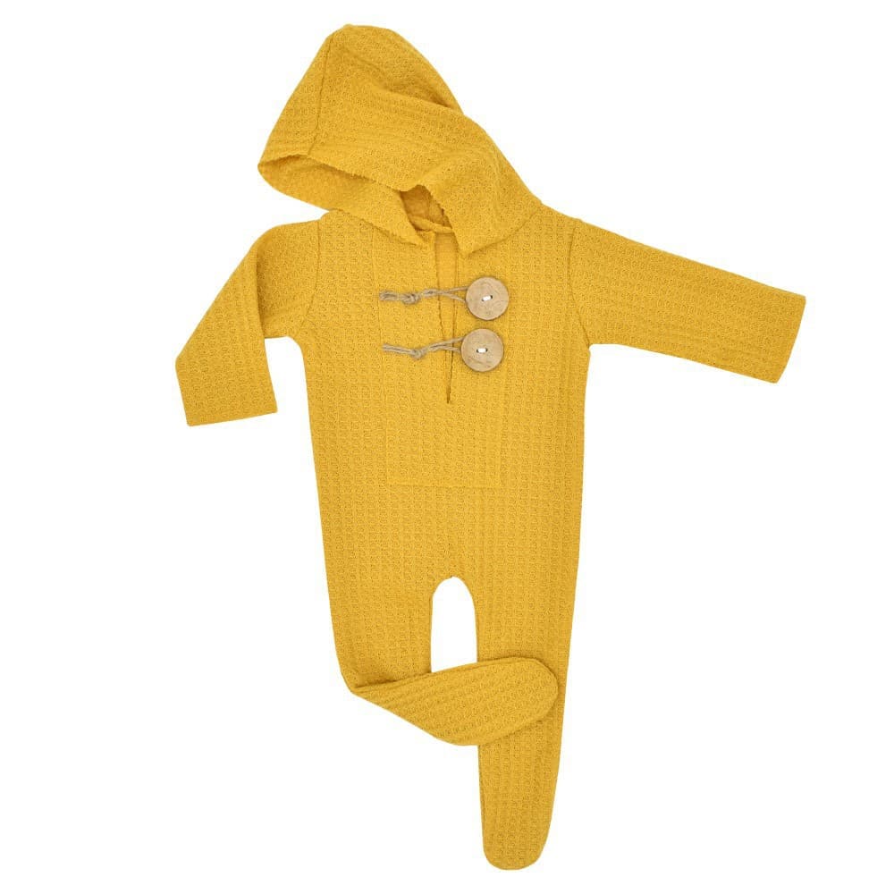 Baby knitted one-piece studio photo suit thumbnail 3