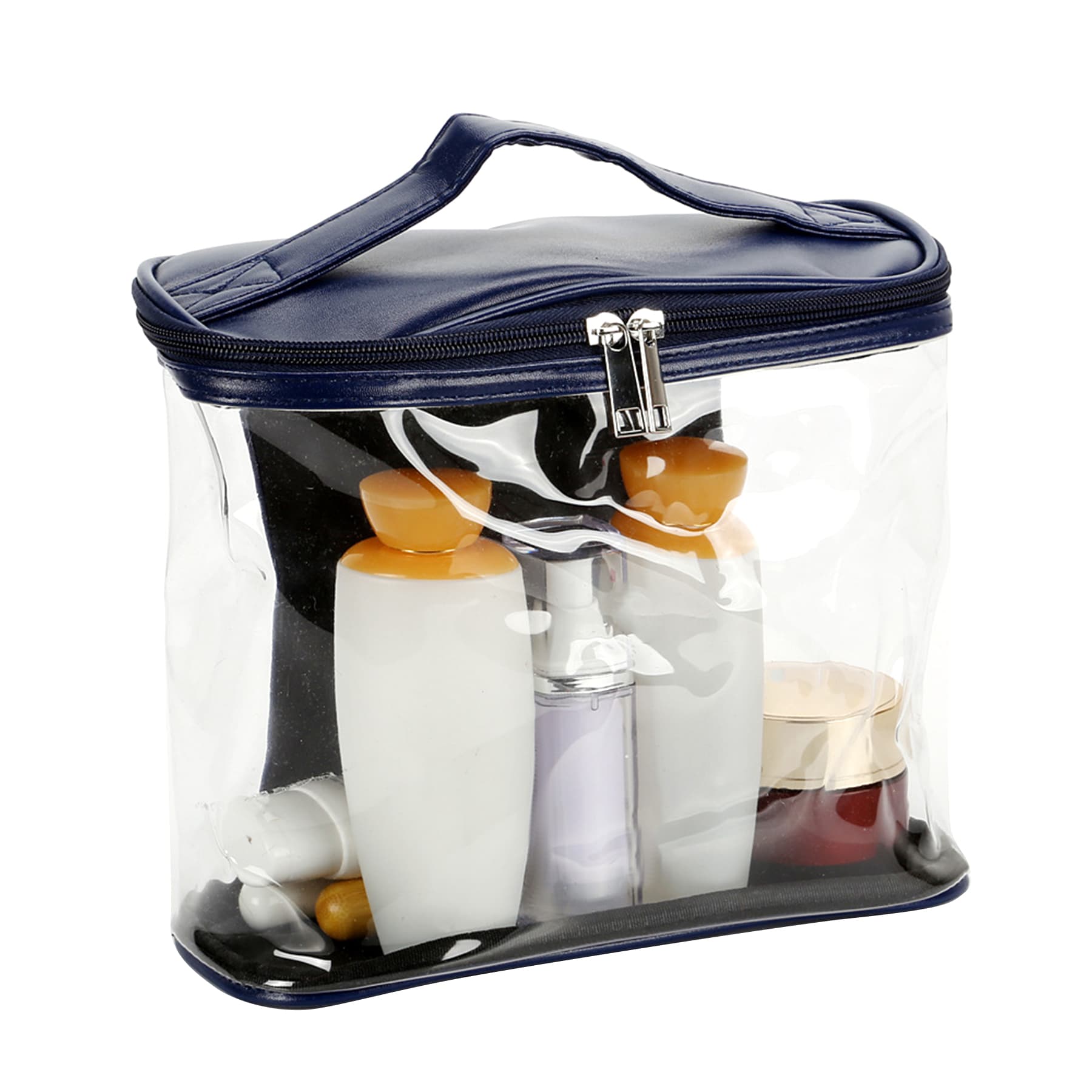 Transparent Makeup Cosmetic Bag with Zipper thumbnail 4