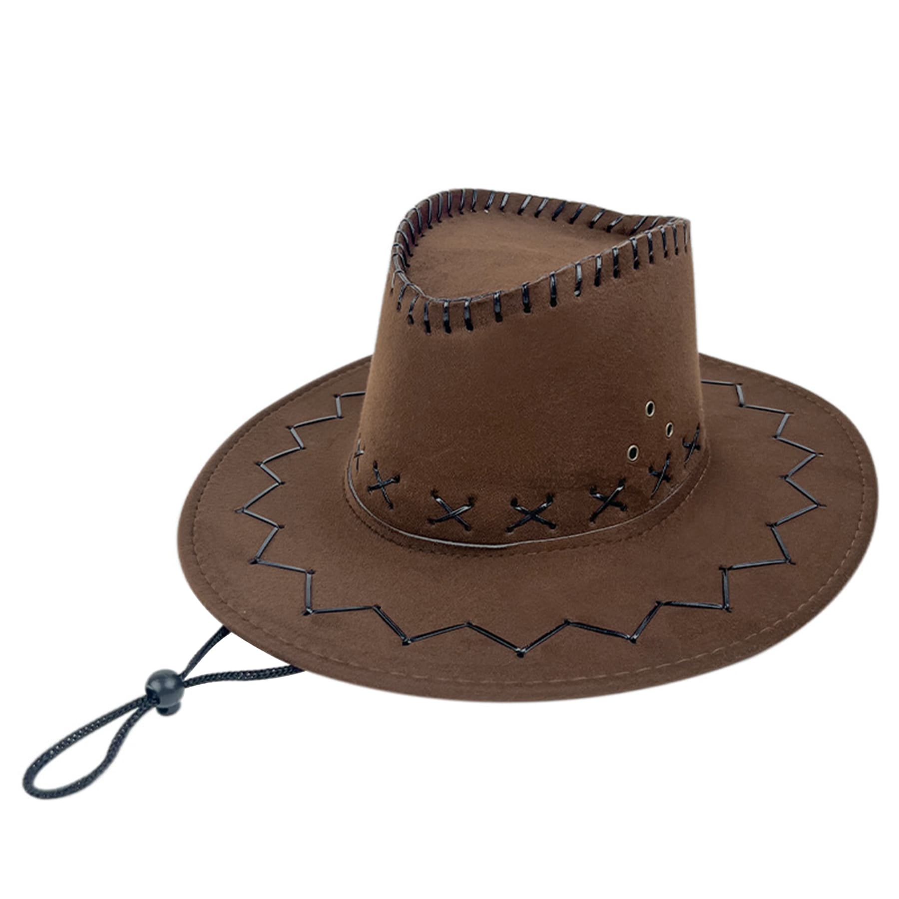 Wide Brim Suede Cowboy Hats thumbnail 15