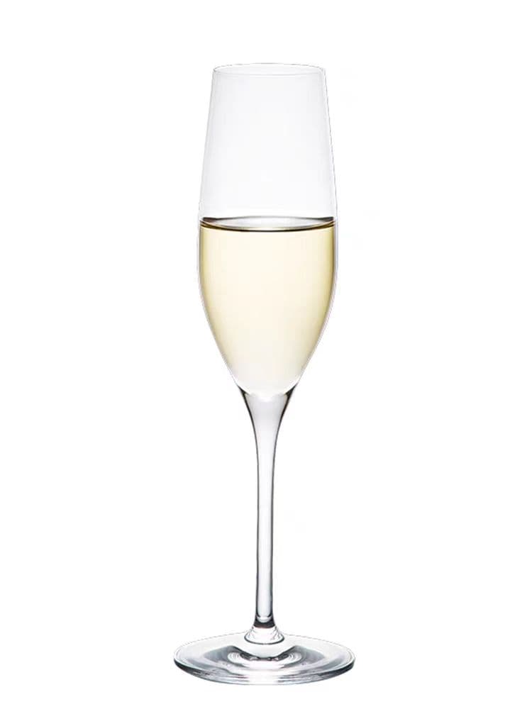 8oz Premium Crystal Champagne Glasses Elegant Flute Set of 4 thumbnail 2