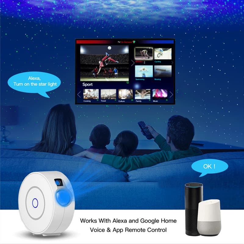 Twinkling Star Galaxy Projector with Moon Light thumbnail 3