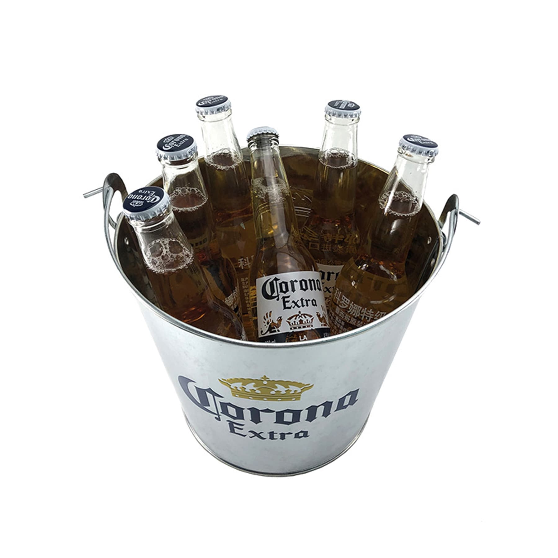 5Qt Galvanized Metal Buckets With Handle thumbnail 3