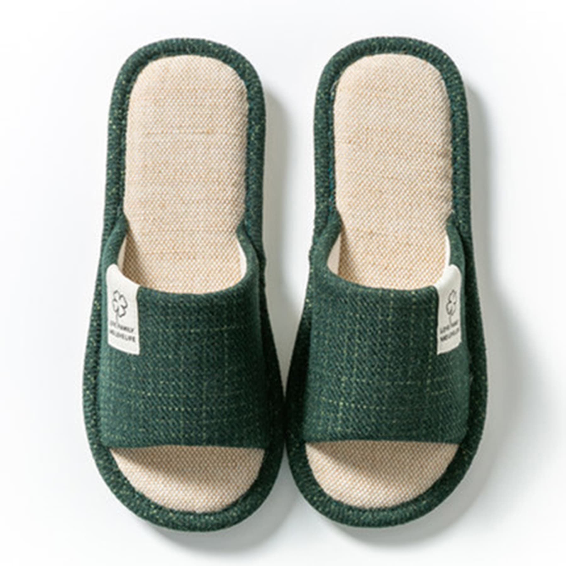 Four Season Linen Slippers With Thick Soles thumbnail 7
