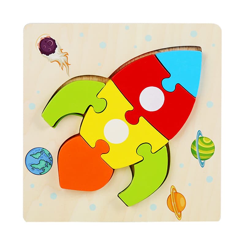 Wooden Toddler Puzzles Toys for 1 2 3 Years Old Boys Girls thumbnail 7