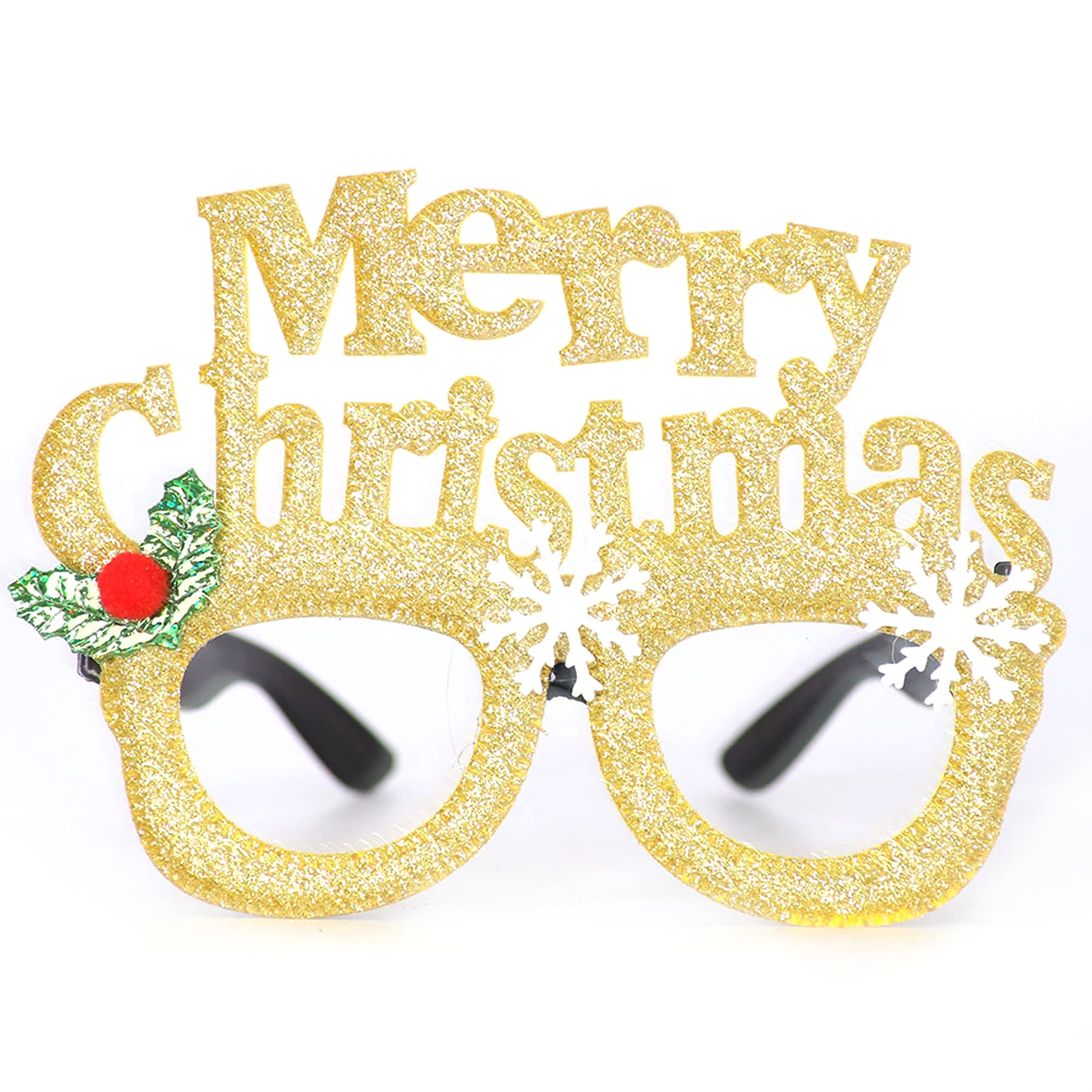 Christmas Decorated Plastic Glasses thumbnail 30