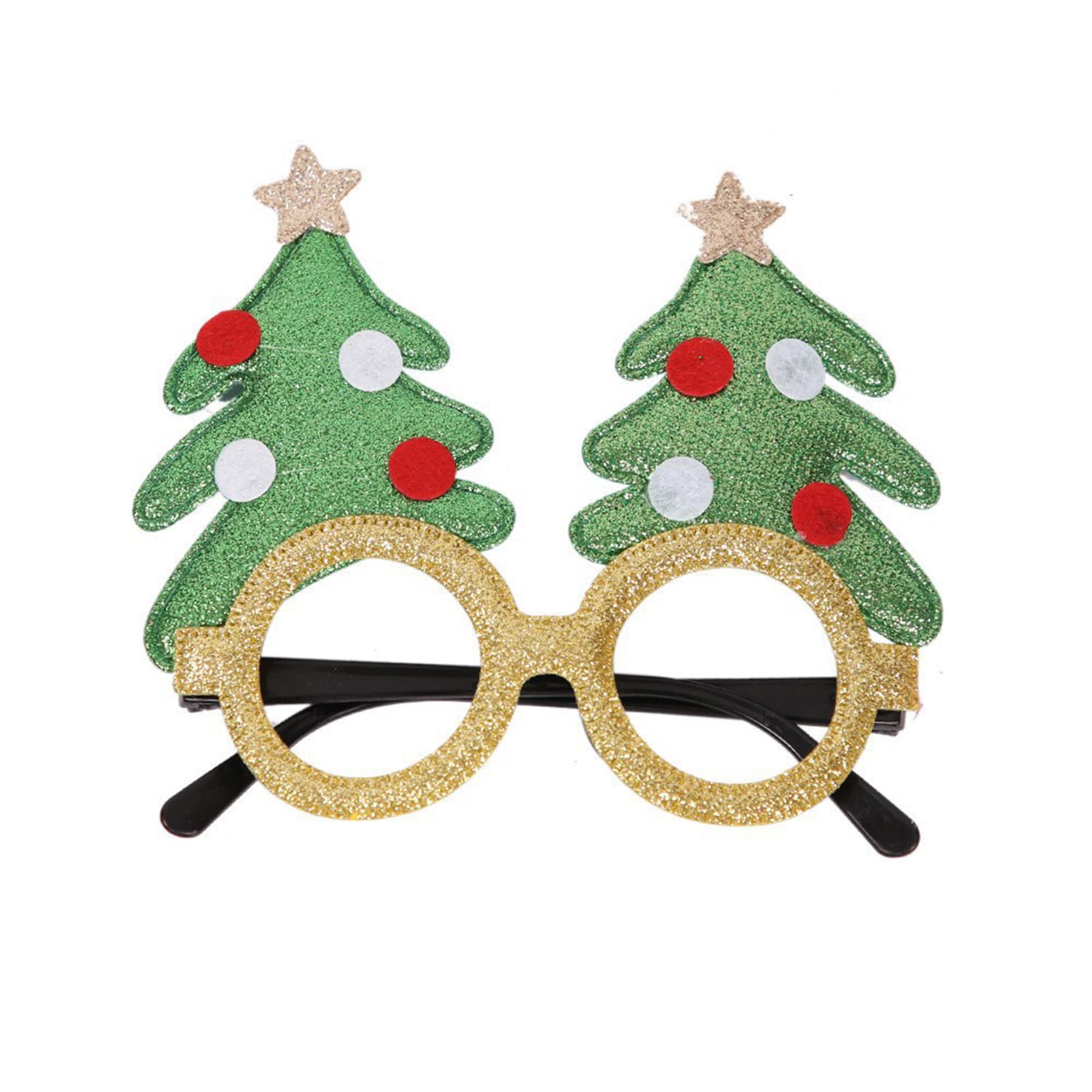 Christmas Decorated Plastic Glasses thumbnail 14