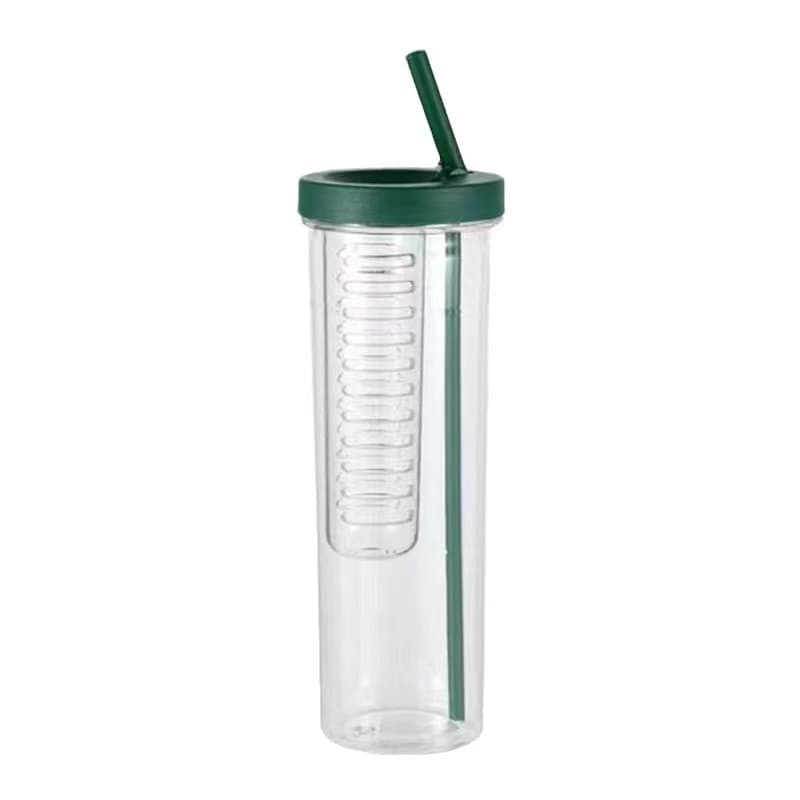 Fruit Infuser Water Bottles With Straw thumbnail 3
