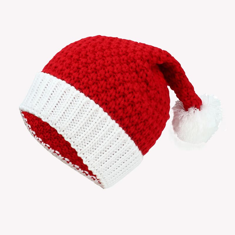 Christmas Knitted Elf Hat Beanie