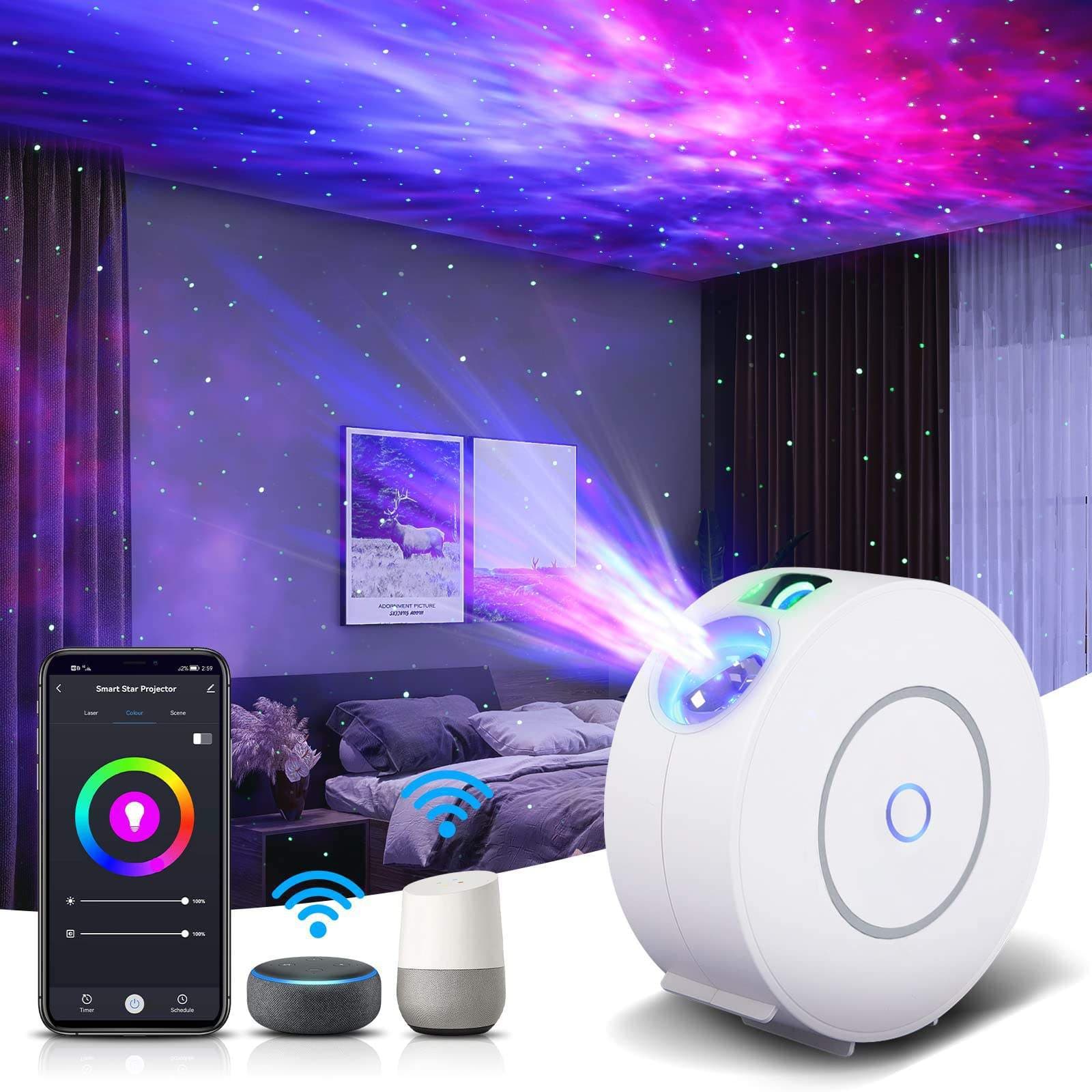 Twinkling Star Galaxy Projector with Moon Light thumbnail 2