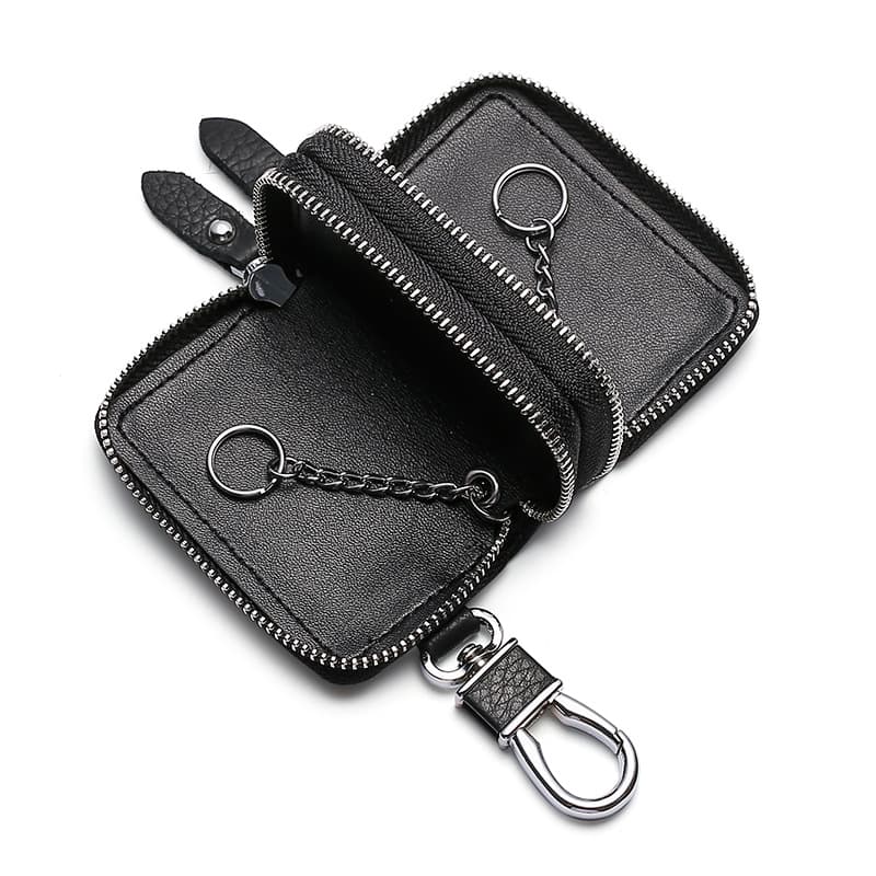 Genuine Leather Car Key Chain Keychain Holder thumbnail 4