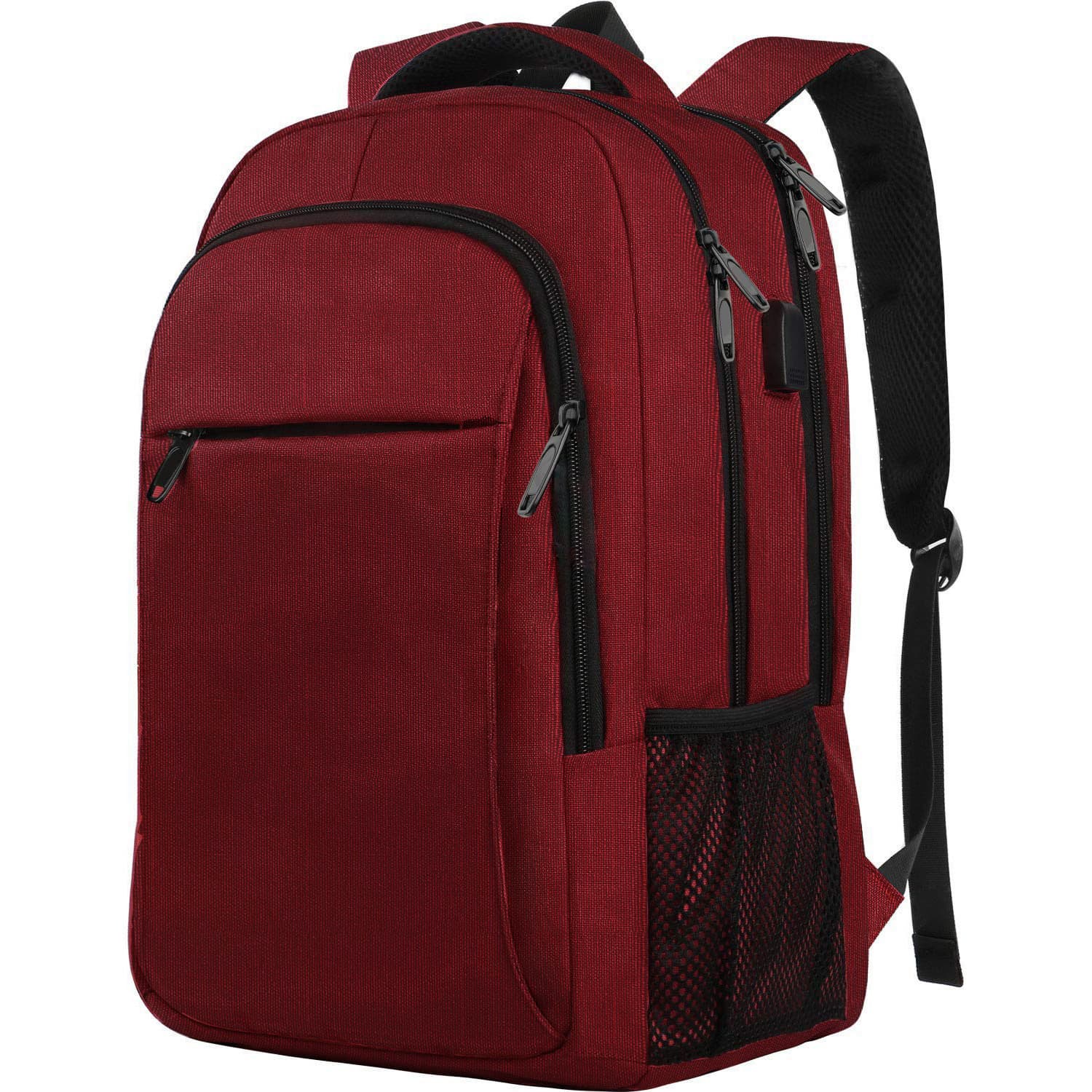 Anti Theft Simple Slim Travel Backpacks With Charging Port thumbnail 6
