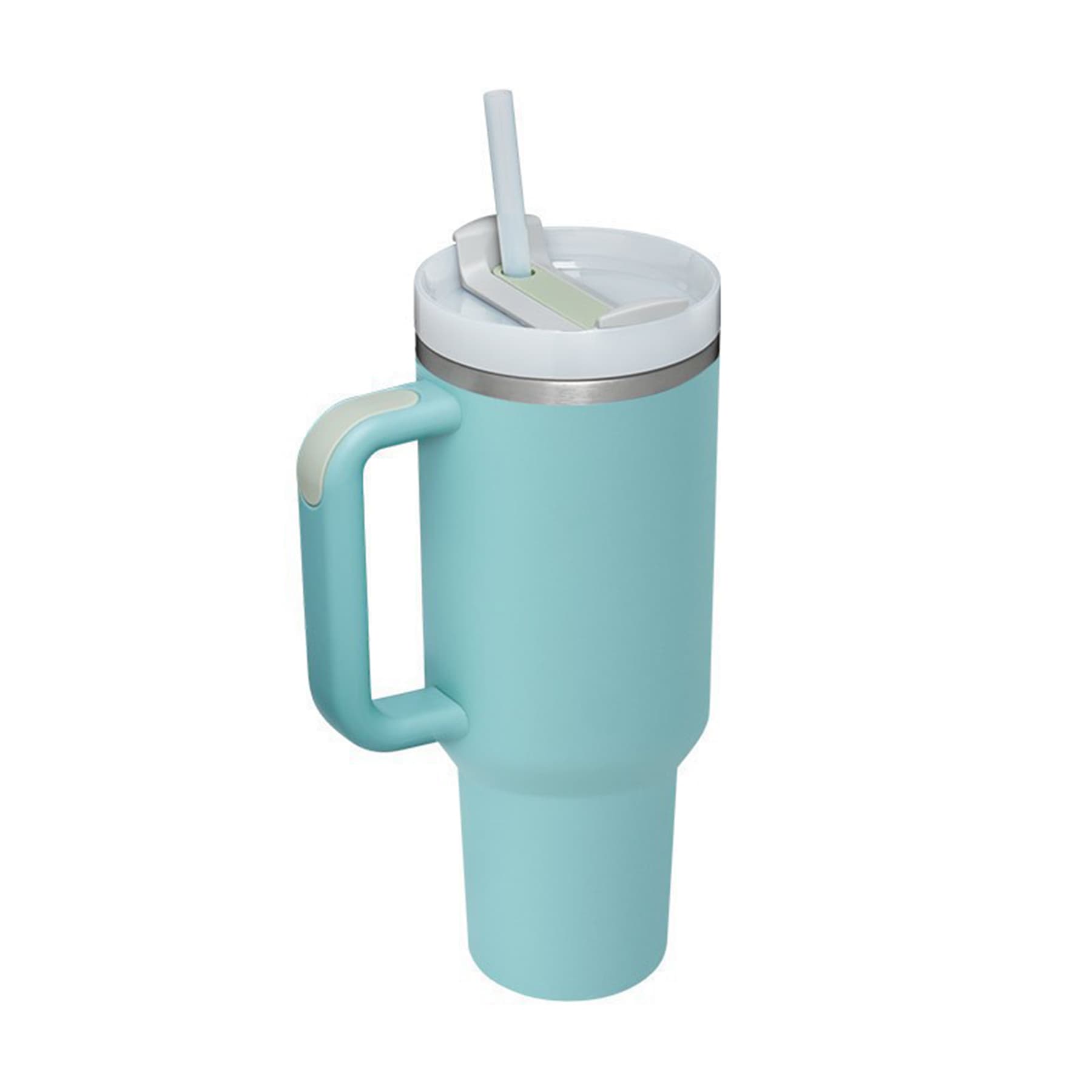 40oz Insulated Stainless Tumbler with Silicone Handle thumbnail 8