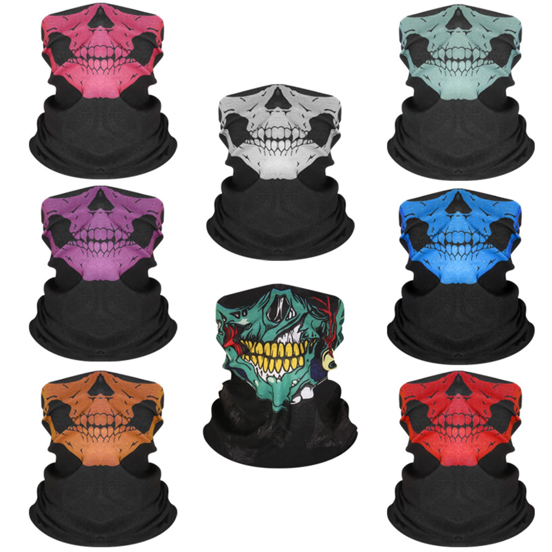 10"x20" Single Layer Polyester Full Color Tube Neck Gaiter thumbnail 6