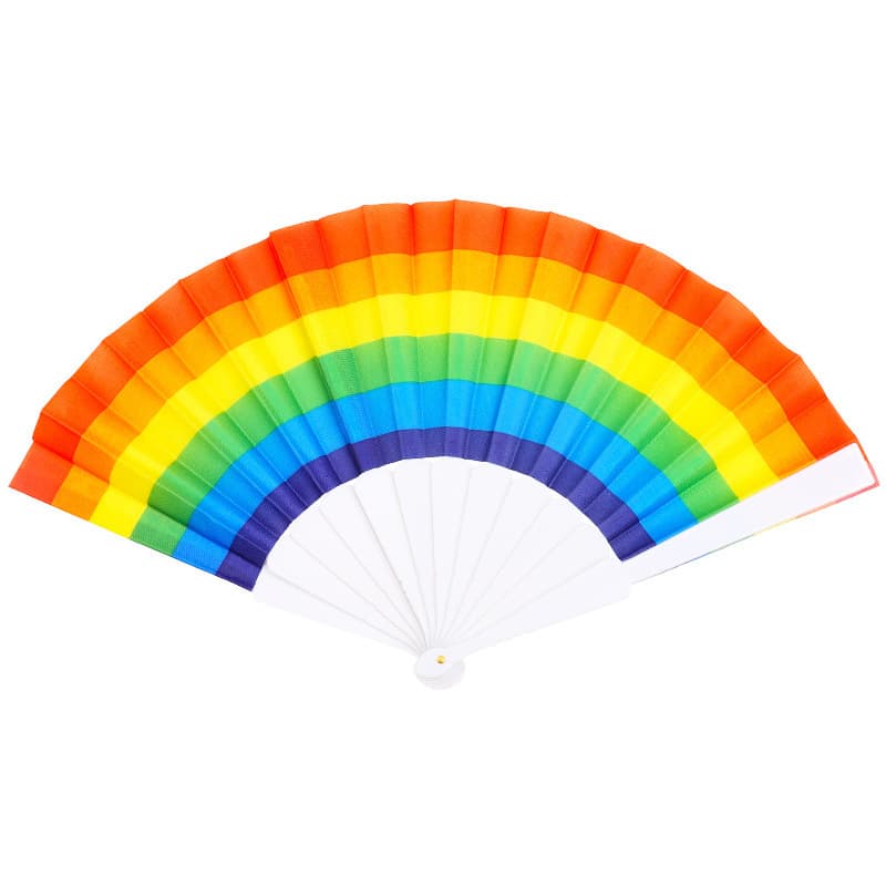 Folding Fabric Hand Fan thumbnail 2