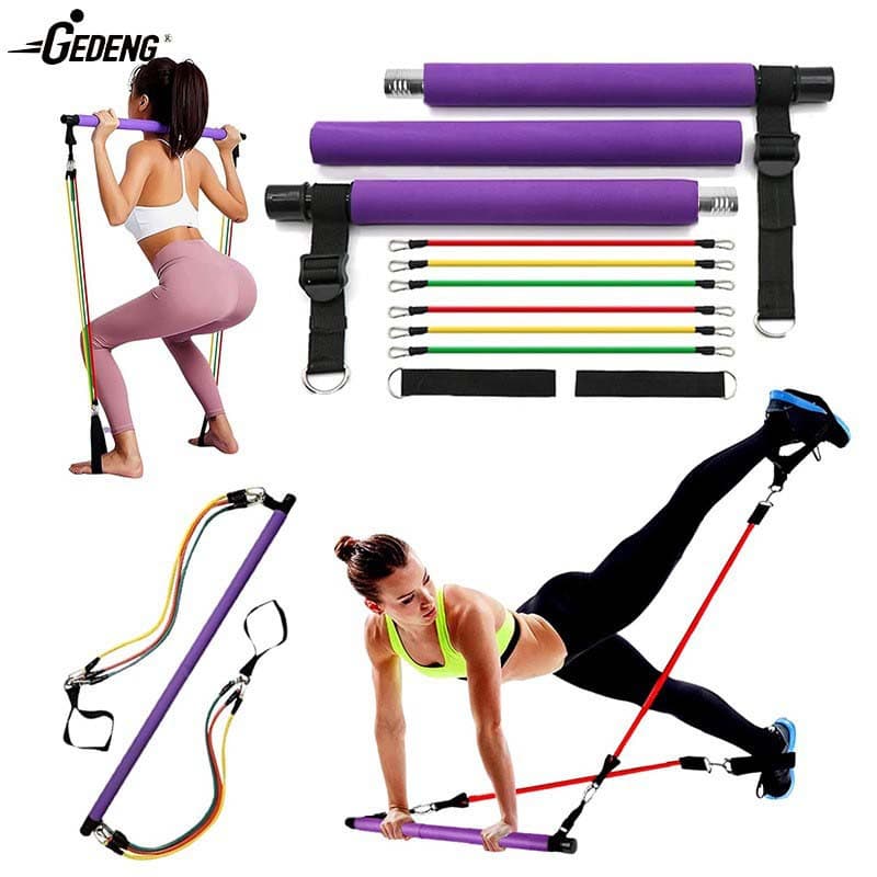 Pilates Bar Kit with Resistance Bands thumbnail 7