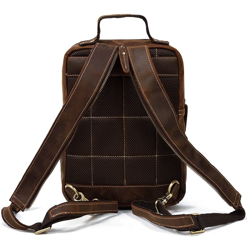 Genuine leather backpack for man thumbnail 5