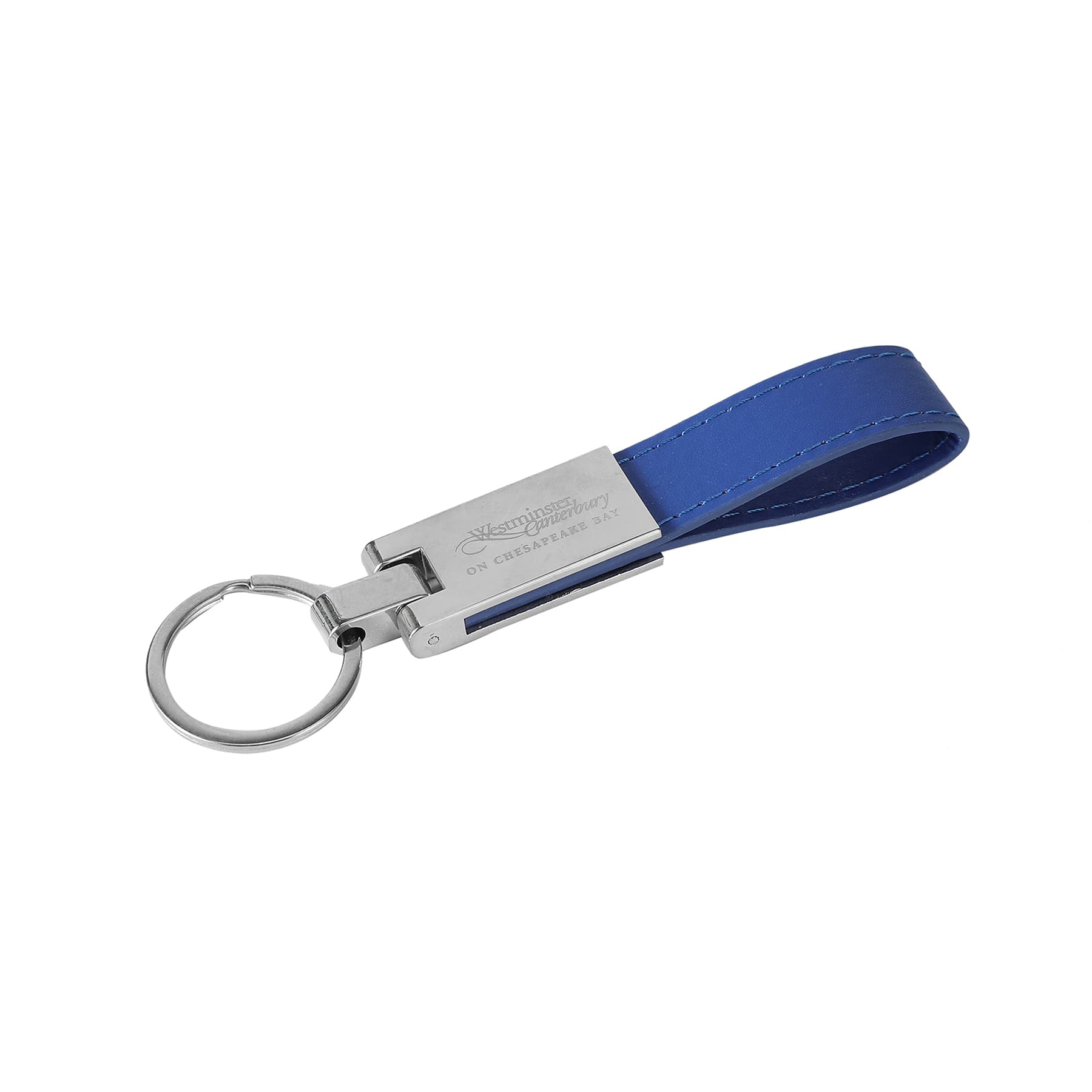 Leatherette Silver Key Ring thumbnail 2
