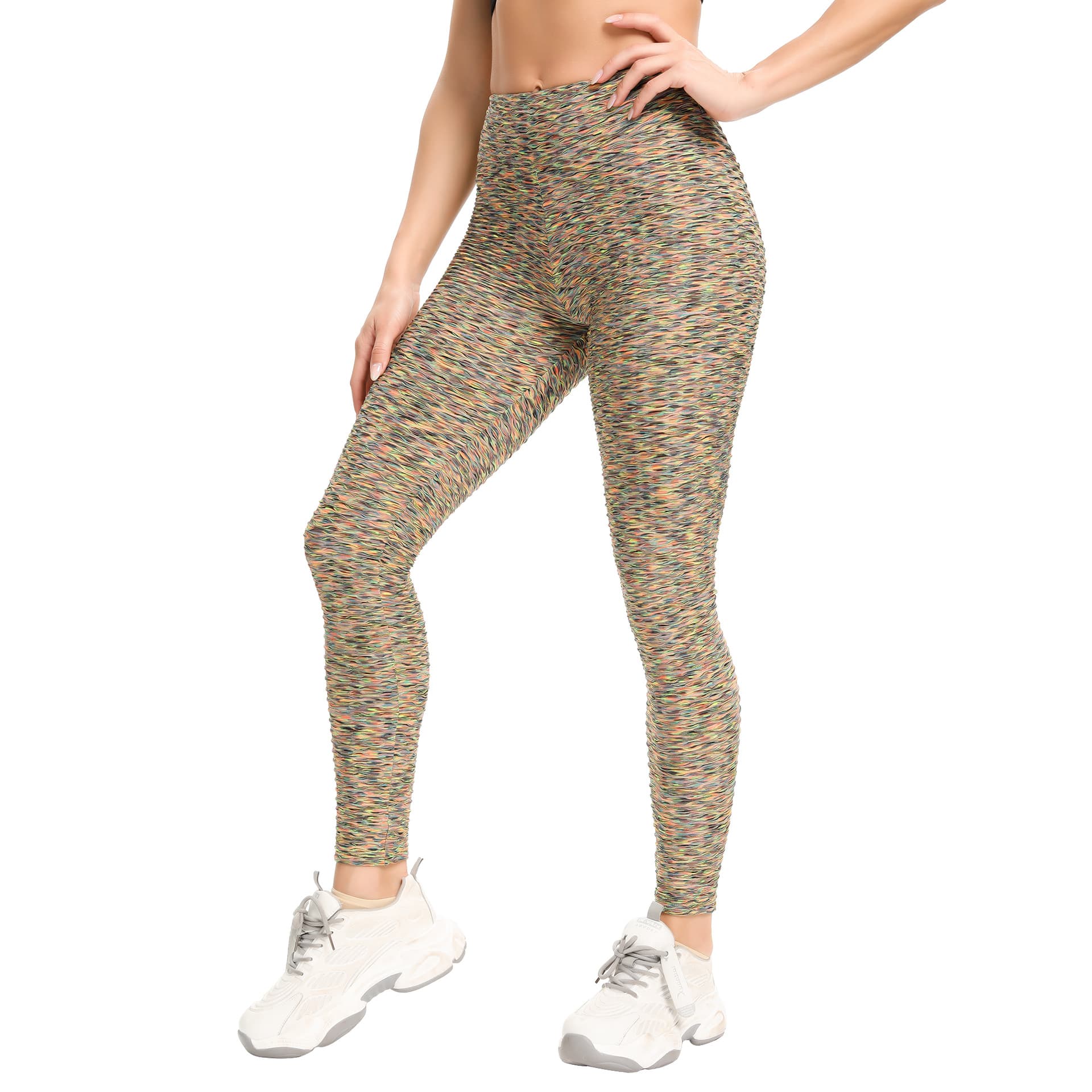 Fancy Jacquard Yoga Leggings