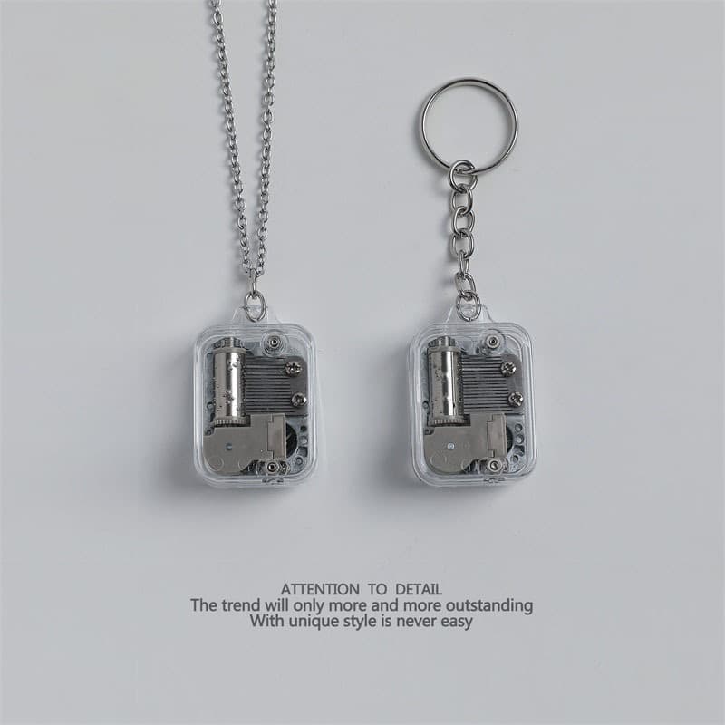 Mini Acrylic Musical Box Keychain