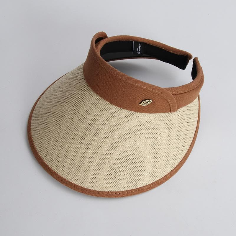 Jute Large brim shade straw hat thumbnail 4