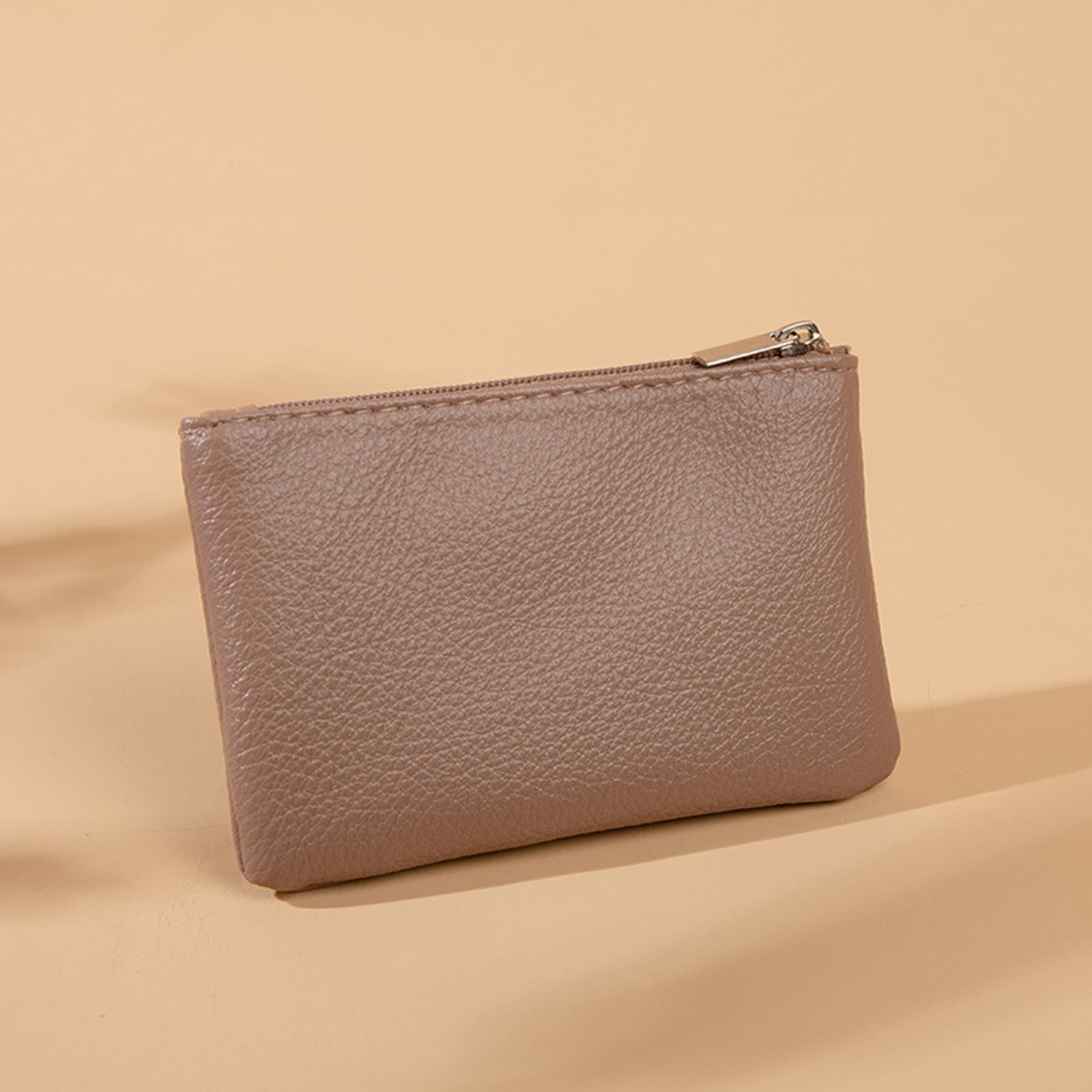 Zippered Leather Purse thumbnail 4